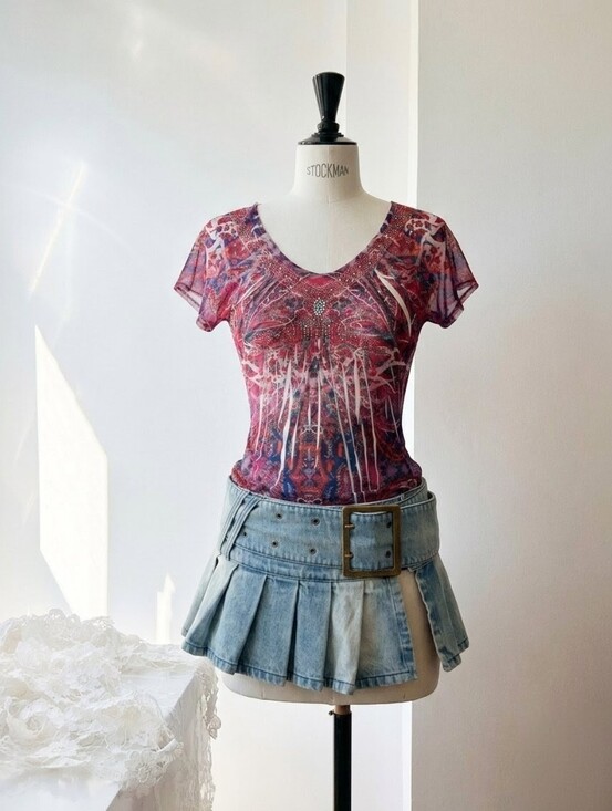 Apt. 9 Tops - Vintage Apt. 9 Pink & Purple Paisley Scoop Neck Tunic